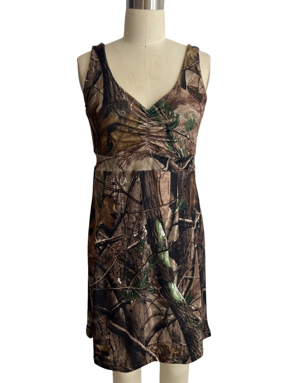 Camo Print Womens Dress Camouflage Camo Bridesmaid Wedding Dress Made in USA
